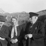 Calum Maclean, Katie Buchanan and John MacPherson (The Coddie) 1947